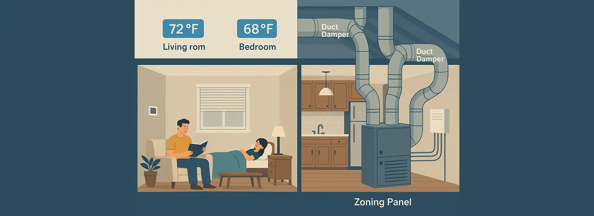 Featured image for “Is an HVAC Zoning System Worth It? Pros and Cons for Homeowners”