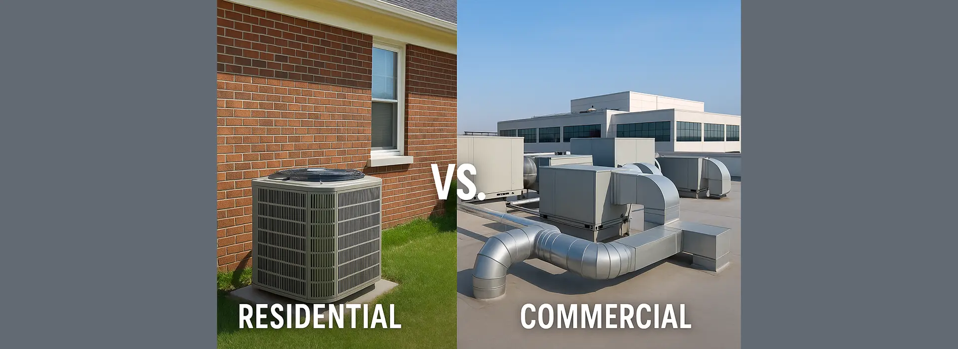 Featured image for “Commercial HVAC vs. Residential Systems: Key Differences to Know”